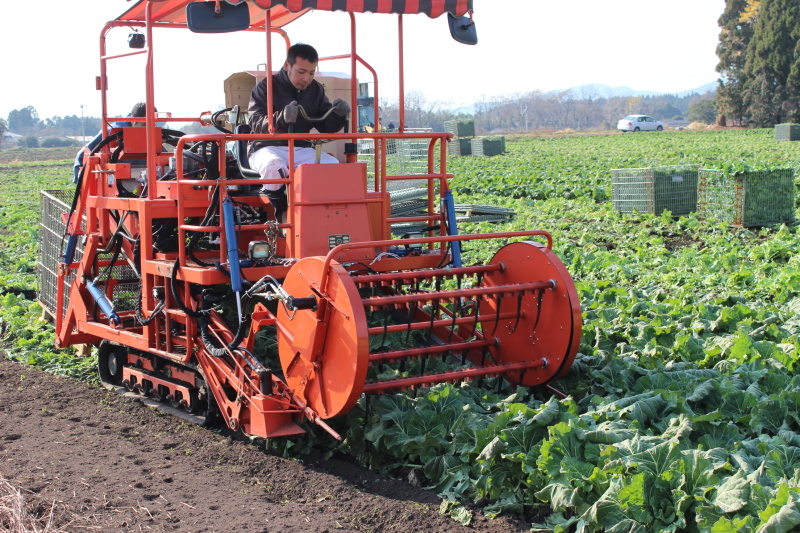野菜収穫機